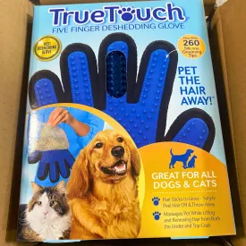 True Touch Five 260 Silicone Grooming Tips Finger Deshedding Glove Helps (50 Pcs Lot)