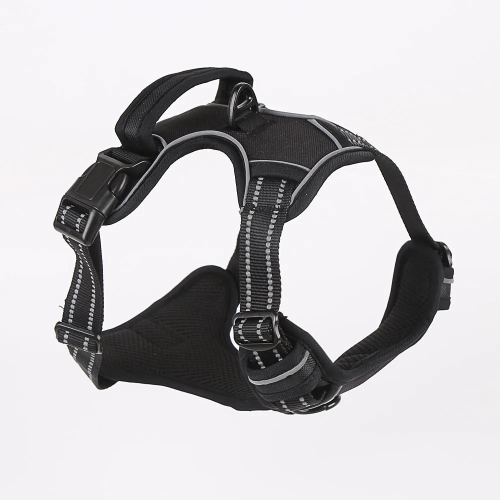 Universal Reflective Vest-style Dog Leash Chest Back