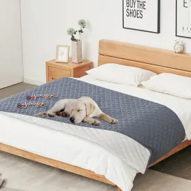 Waterproof Dog Blanket for Bed, Washable Anti-Slip Scratch Resistant Dog Blanket, 130cm210cm Leak Proof Pet Throw Protector for Furniture Bed Couch Sofa Car