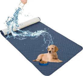 Waterproof Sofa Couch Protector Dog Bed Cover Pet Blanket for Furniture Non-Slip Washable Pee Pads for Puppy Large Dogs Cats (Blue,30x70 in)