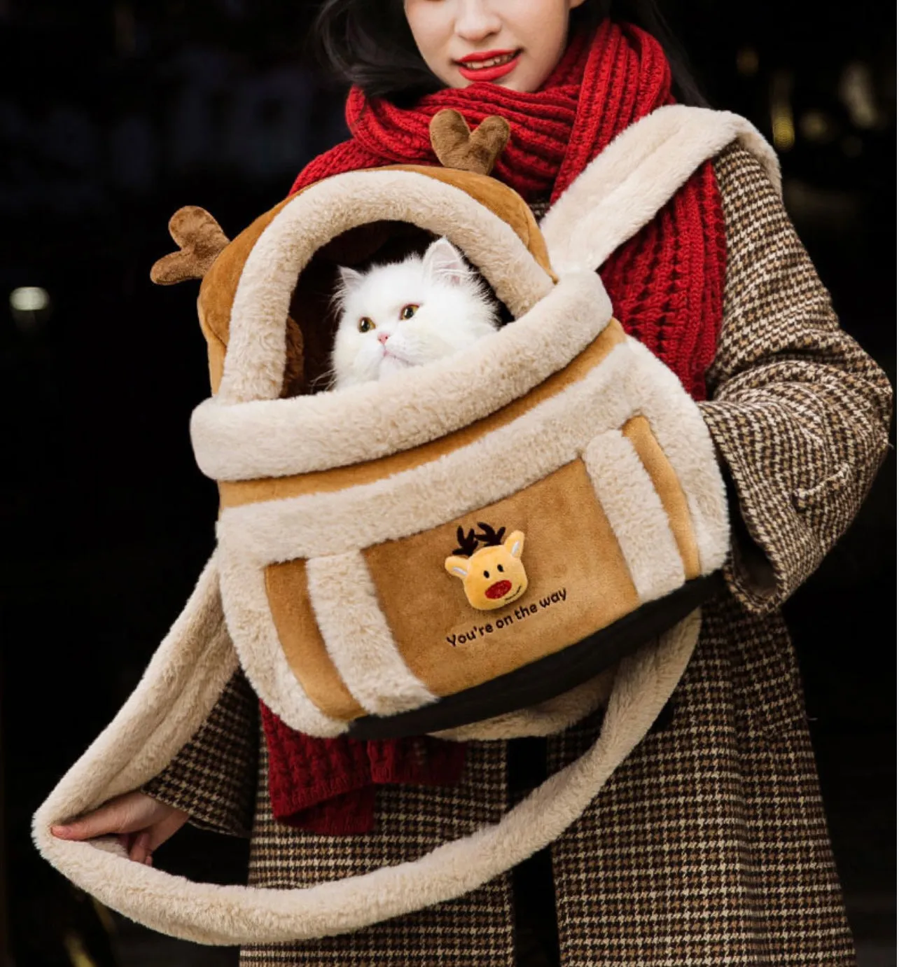 Winter Bag for Dogs and Cats, Deer