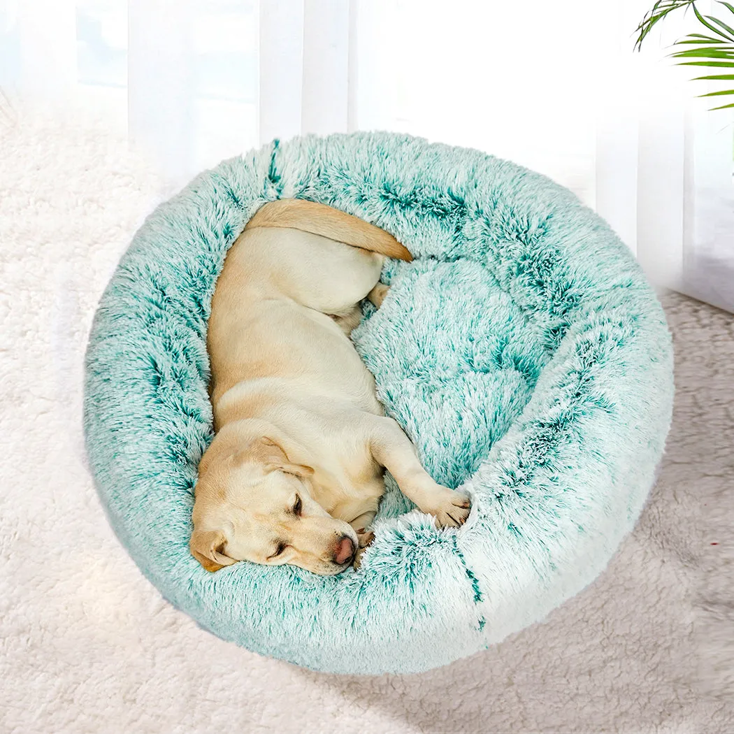 XLarge Cat Beds Pet Donut Nest Calming - Teal