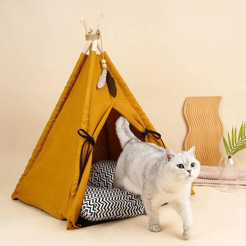 ZEZE Nordic Style TeePee Pet Tent