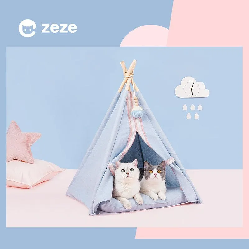 ZEZE Nordic Style TeePee Pet Tent