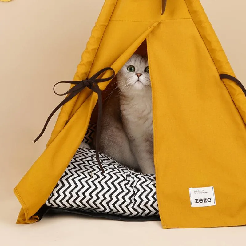 ZEZE Nordic Style TeePee Pet Tent